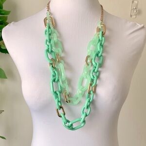 Chain Link Statement Necklace